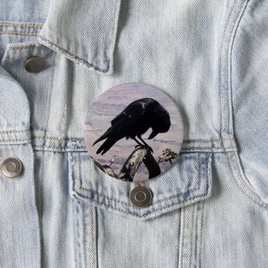 Sad Raven Button 01 (In situ)