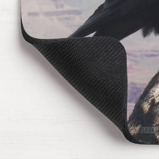 Sad Raven Mousepad Muismat (Hoek)