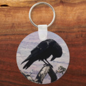 Sad Raven Sleutelhanger (Voorkant)