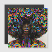 Sad Regenboog Melanine Koningin Zwart Meisje Magic (Voorkant / Achterkant)