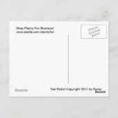 Sad Robot Briefkaart (Achterkant)