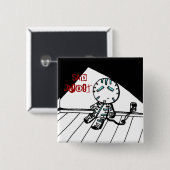 Sad Robot Button (Voorkant /achterkant)