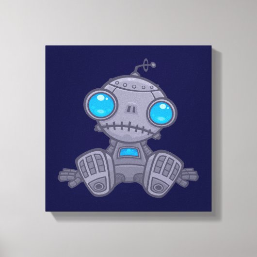Sad Robot Canvas Afdruk (Voorkant)