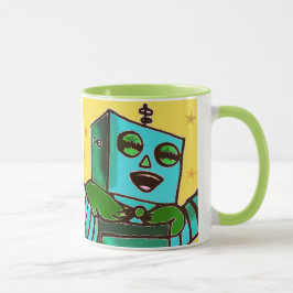 Sad Robot/Happy Robot Coffee Mok