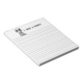 Sad Robot – Ik heb een reboot nodig Notitieblok (Schuin)