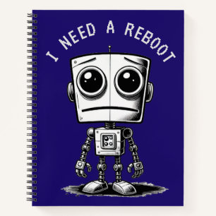 Sad Robot – Ik heb een reboot nodig Notitieboek