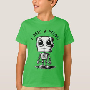 Sad Robot – Ik heb een reboot nodig T-shirt