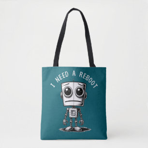 Sad Robot – Ik heb een reboot nodig Tote Bag