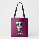 Sad Robot – Ik heb een reboot nodig Tote Bag (Voorkant)