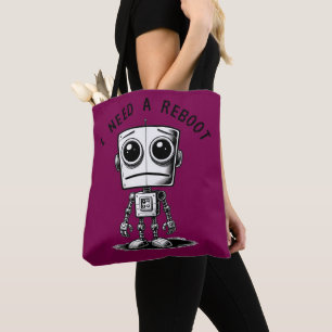 Sad Robot – Ik heb een reboot nodig Tote Bag
