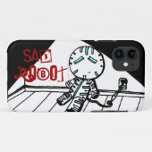 Sad Robot iPhone 5 Hoesje (Achterkant (horizontaal))