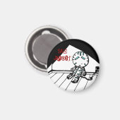 Sad Robot Magnet (Voorkant / Achterkant)