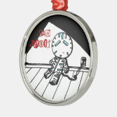 Sad Robot Ornament (Links)