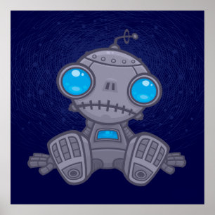 Sad Robot Poster