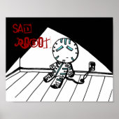 Sad Robot Print (Voorkant)