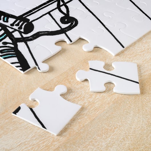 Sad Robot Puzzle Legpuzzel (Zijkant)