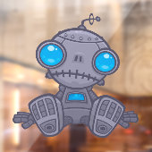 Sad Robot Raamsticker (Vel 2)