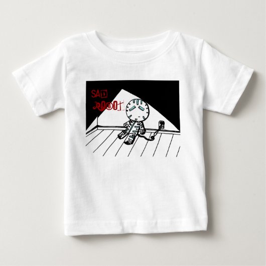 Sad Robot Shirten (Voorkant)