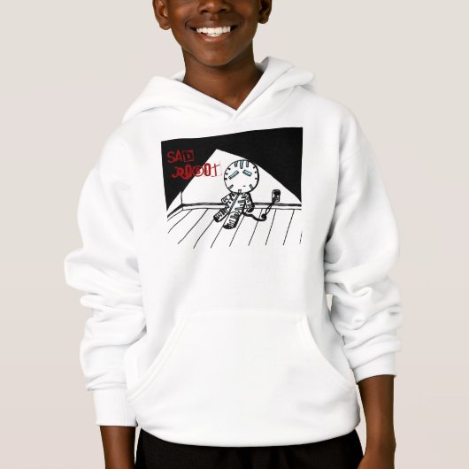 Sad Robot Shirten (Voorkant)