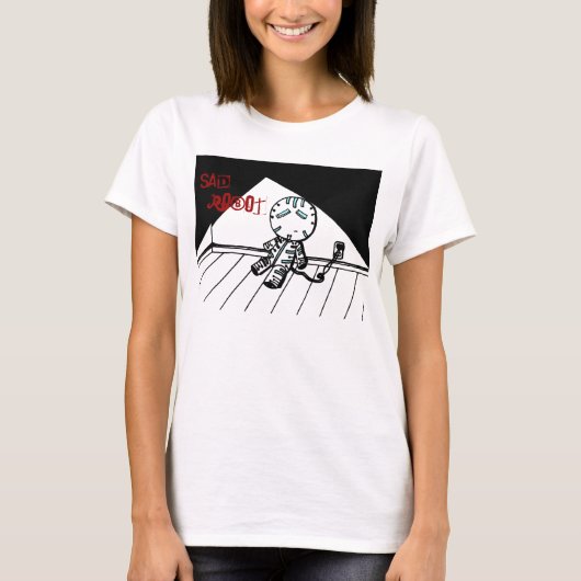 Sad Robot Shirten T-shirt (Voorkant)