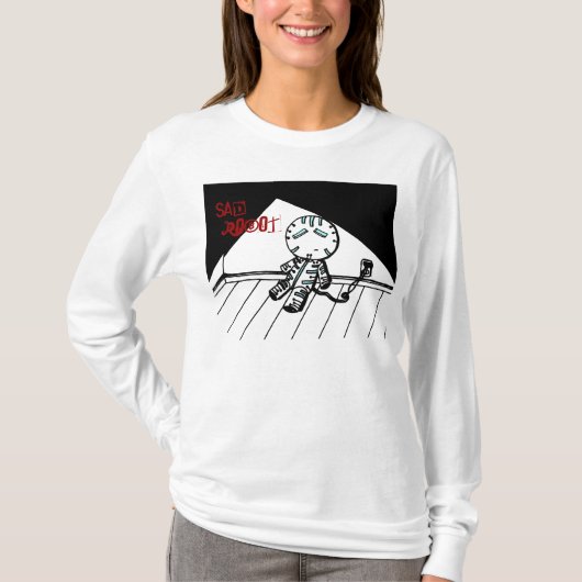 Sad Robot Shirten T-shirt (Voorkant)