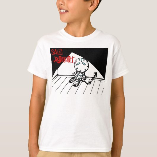 Sad Robot Shirten T-shirt (Voorkant)