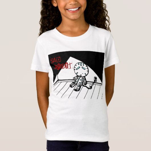 Sad Robot Shirten T-shirt (Voorkant)