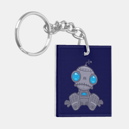 Sad Robot Sleutelhanger (Voorkant Links)