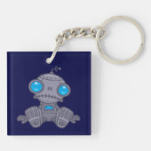 Sad Robot Sleutelhanger (Achterkant)