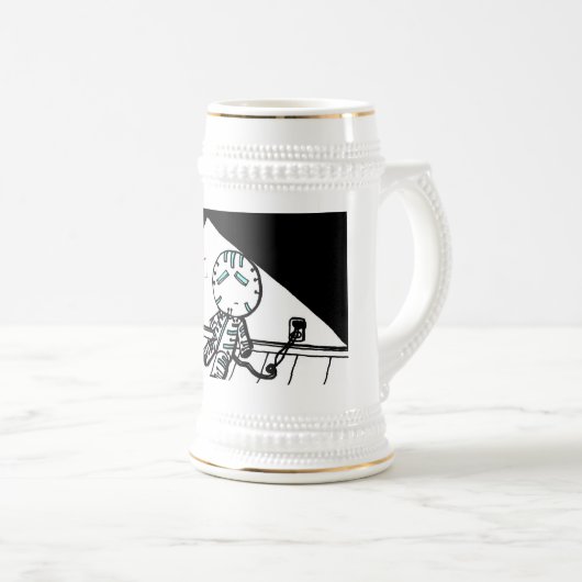 Sad Robot Stein Mok (Voorkant rechts)