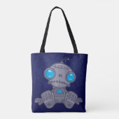 Sad Robot Tote Bag (Achterkant)