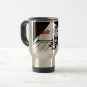 Sad Robot Travel Mug Reisbeker (Voorkant links)