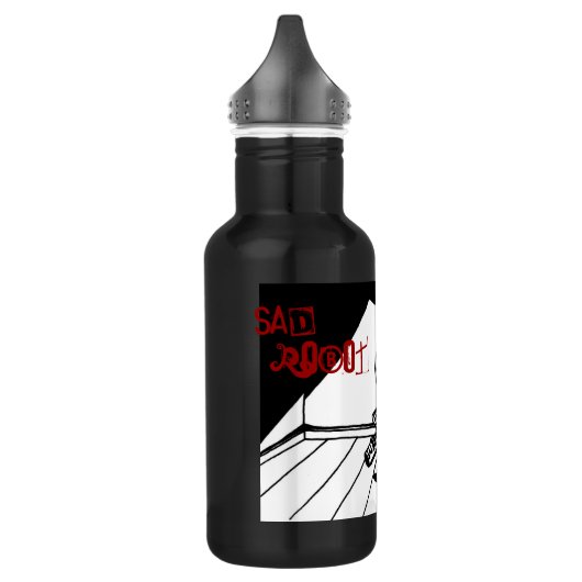 Sad Robot Waterfles (Links)