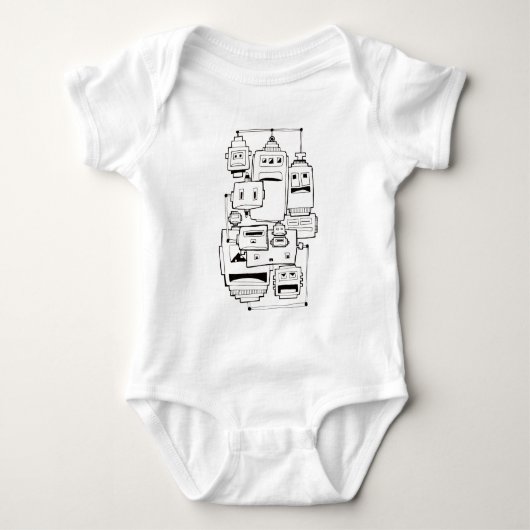 Sad Robots Romper (Voorkant)