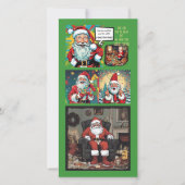 Sad Santa (familie naar familie) Flat Kaart (Voorkant)