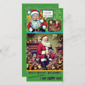 Sad Santa Festivates (vanaf 1 persoon) Flat Kaart (Voorkant / Achterkant)