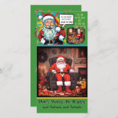 Sad Santa Festivates (vanaf 2 of meer) Vlakke Kaar (Voorkant / Achterkant)