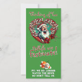 Sad Santa Festivates (vanaf 2 of meer) Vlakke Kaar (Achterkant)