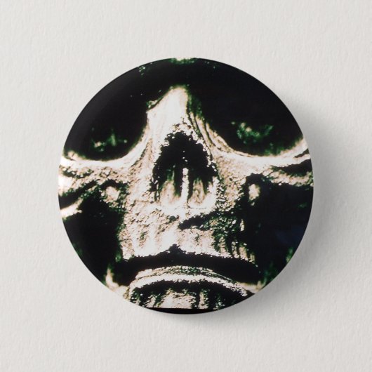 Sad Skull Ronde Button 5,7 Cm (Voorkant)