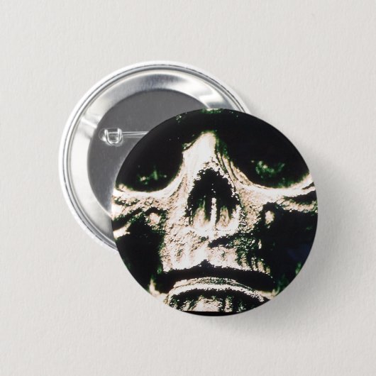 Sad Skull Ronde Button 5,7 Cm (Voorkant /achterkant)