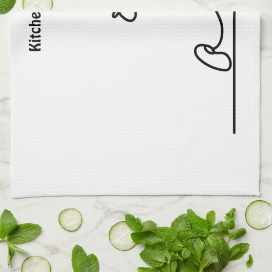 Sad Stickman keukenhanddoek (Gevouwen)