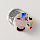 Sad Syriana Tate Button (Voorkant /achterkant)