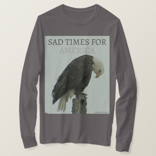 SAD TIJDEN VOOR AMERIKA T-SHIRT (Design voorkant)