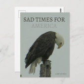 SAD TIMES FOR AMERICA - By - K. M. Kelly -  Briefkaart (Voorkant / Achterkant)