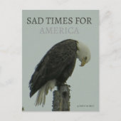 SAD TIMES FOR AMERICA - By - K. M. Kelly -  Briefkaart (Voorkant)
