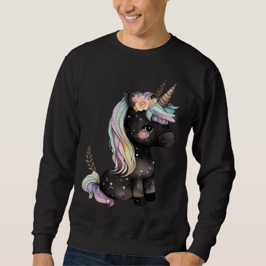 sad unicorn for unicorn enthusiasts trui (Voorkant)