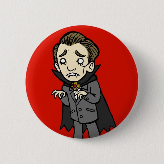 Sad Vampire Ronde Button 5,7 Cm (Voorkant)