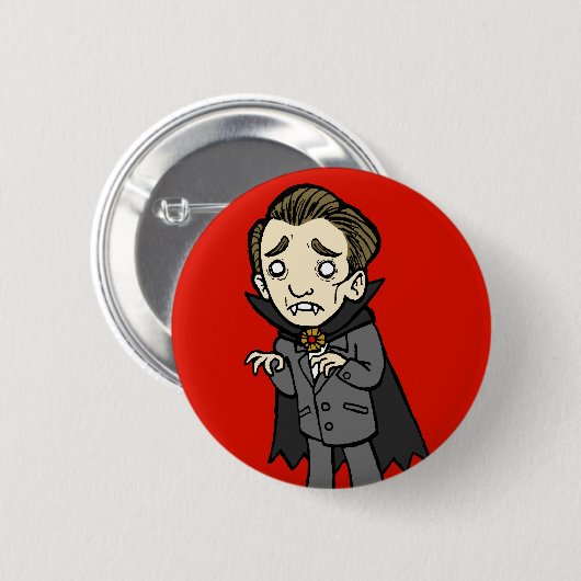 Sad Vampire Ronde Button 5,7 Cm (Voorkant /achterkant)