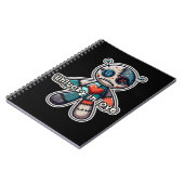 Sad VOODOO Doll Beer UNLUCKY in LOVE Notitieboek (Linkerzijde)