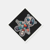 Sad VOODOO Doll Beer UNLUCKY in LOVE Servet (Hoek)